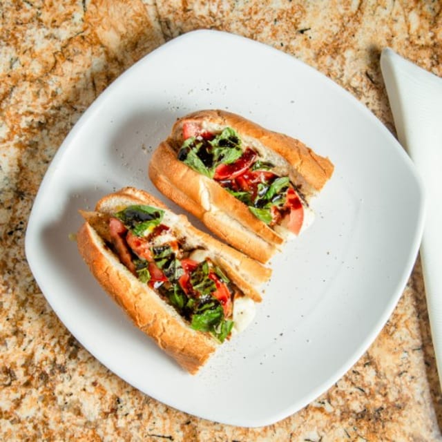 Chicken Caprese Sub.