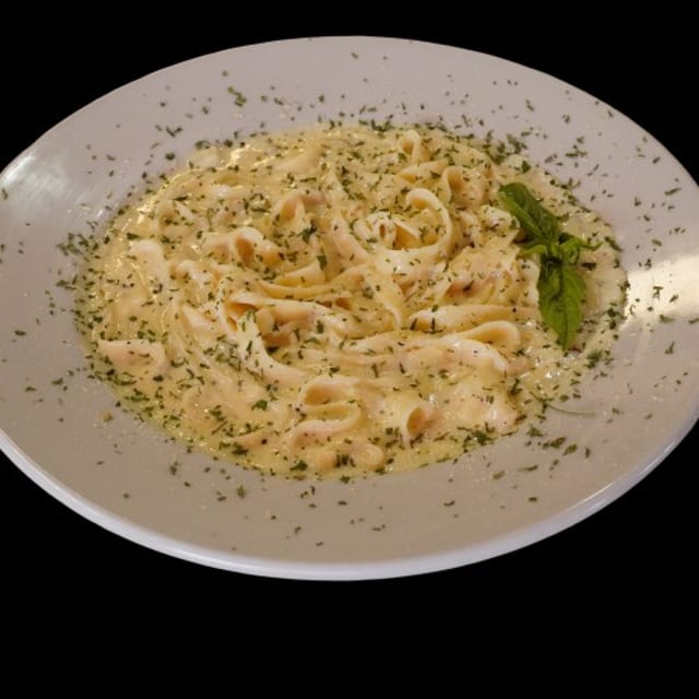 Fettuccine Alfredo.