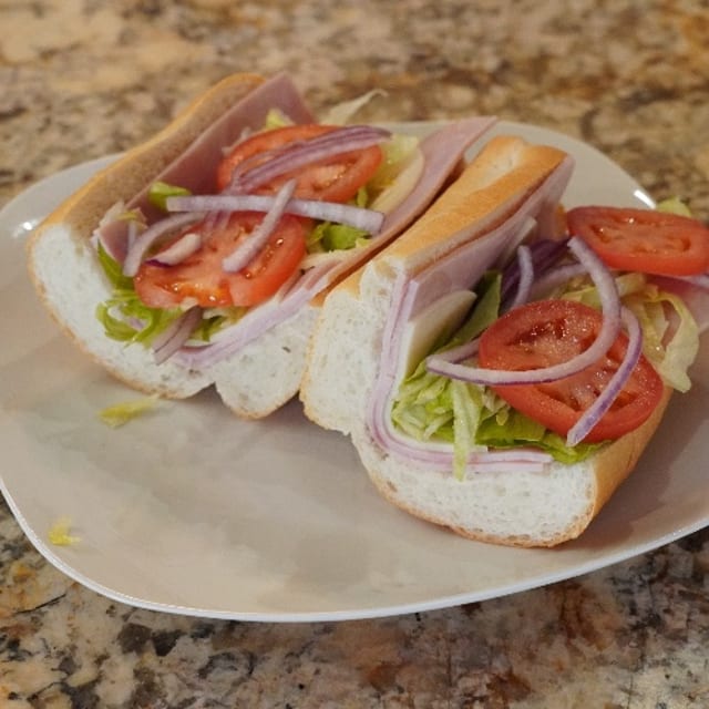 Ham & Cheese Sub.