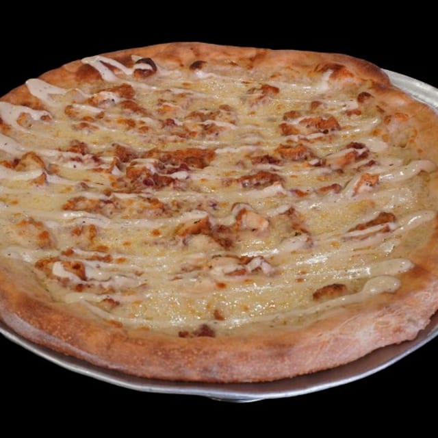 Chicken Bacon Ranch Pizza.