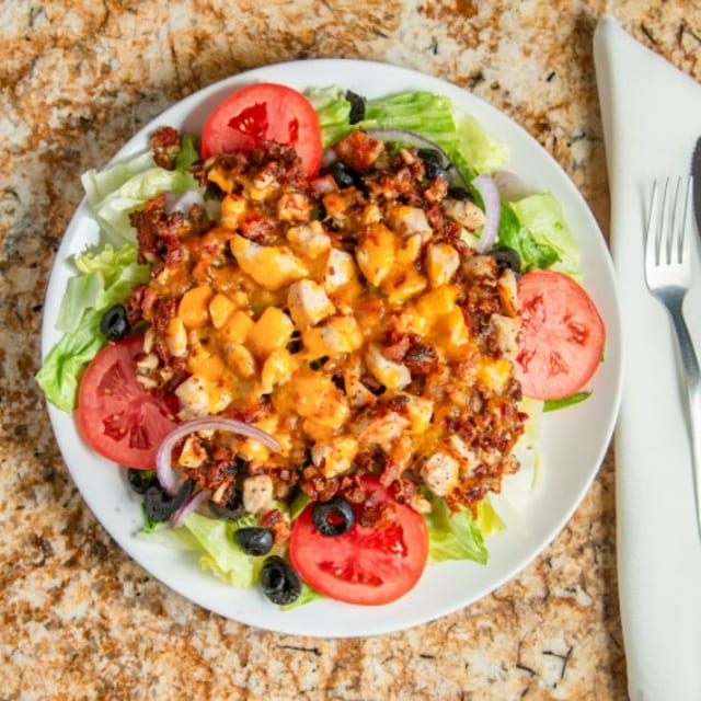 Chicken Bacon Cheddar Salad.