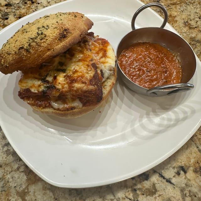 Chicken Parm a La Vodka Sub.
